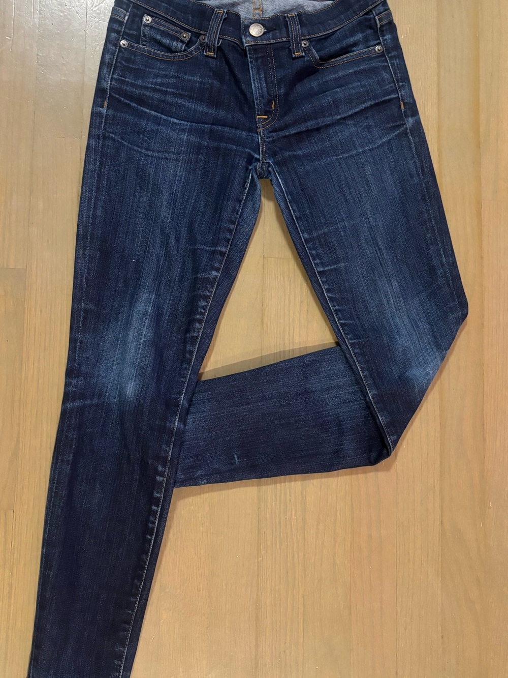 Dark Wash Women’s Skinny Jeans - Blue